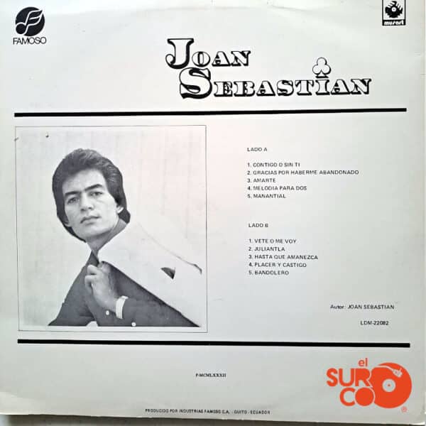 Disco de Vinilo Joan Sebastian - Los Mejores Éxitos De Joan Sebastian Vinyl Record