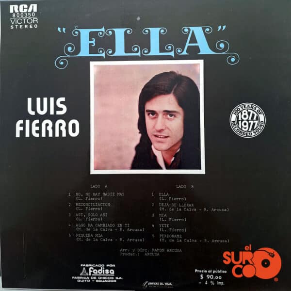 Disco de Vinilo Luis Fierro - Ella Vinyl Record