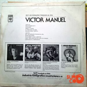 Disco de Vinilo Víctor Manuel - Soy Un Corazón Tendido Al Sol Vinyl Record
