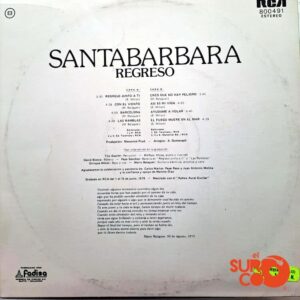 Disco de Vinilo Santa Bárbara - Regreso Vinyl Record