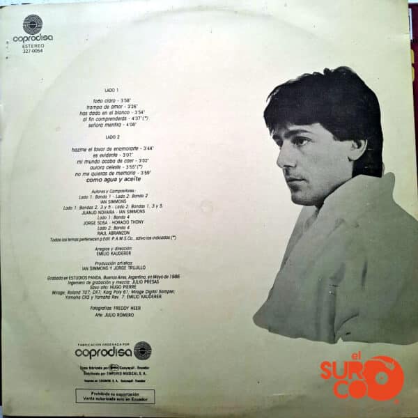 Disco de Vinilo Ian Simmons - Todo Claro Vinyl Record