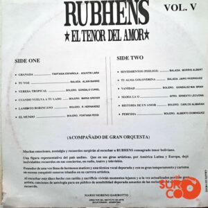 Disco de Vinilo Rubhens - El Tenor Del Amor Vinyl Record