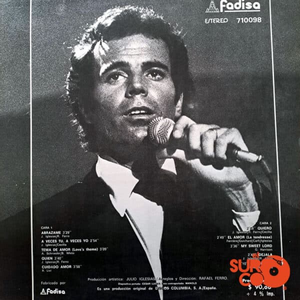 Disco de Vinilo Julio Iglesias - El Amor Vinyl Record