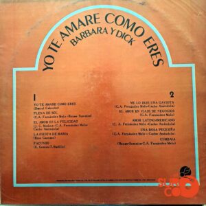Disco de Vinilo Bárbara Dick - Yo Te Amaré Como Eres Vinyl Record