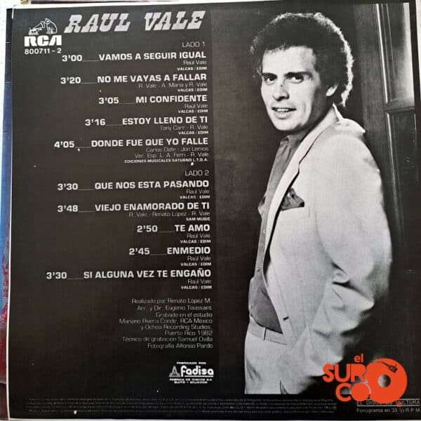 Disco de Vinilo Raúl Vale - Raúl Vale Vinyl Record