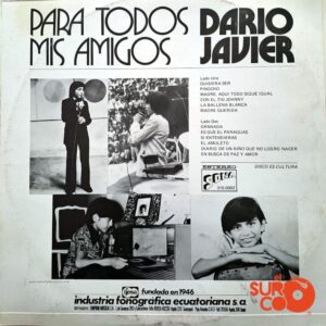 Disco de Vinilo Dario Javier - Para Todos Mis Amigos Vinyl Record