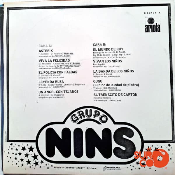 Disco de Vinilo Grupo Nins - Grupo Nins Vinyl Record