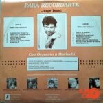 Disco de Vinilo Jorge Isaac - Con Orquesta y Mariachi Vinyl Record