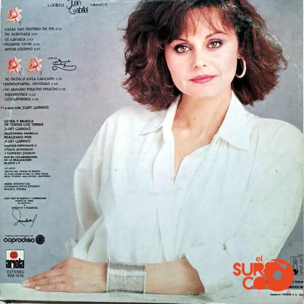 Disco de Vinilo Rocío Dúrcal - Canta A Juan Gabriel Volumen 6 Vinyl Record