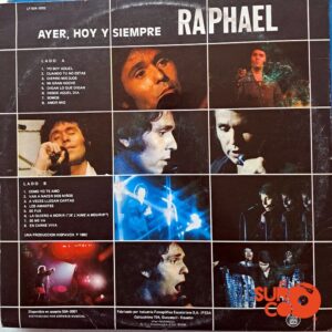 Disco de Vinilo Raphael - Ayer Hoy Siempre Vinyl Record