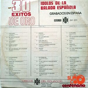 Disco de Vinilo Varios - 30 Éxitos De Oro Vinyl Record