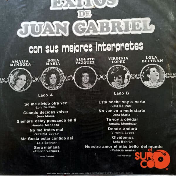 Disco de Vinilo Juan Gabriel - Éxitos De Juan Gabriel Vinyl Record