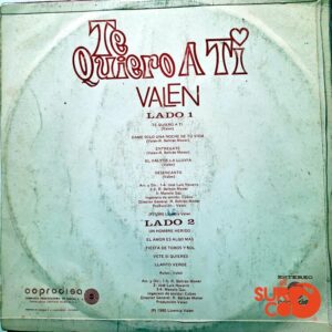 Disco de Vinilo Valen - Te Quiero A Ti Vinyl Record
