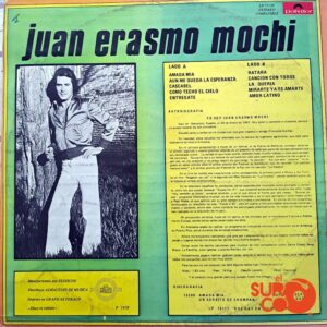 Disco de Vinilo Juan Erasmo Mochi - Juan Erasmo Mochi Vinyl Record