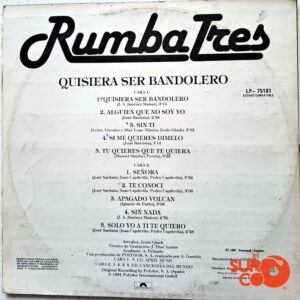 Disco de Vinilo Rumba Tres - Quisiera Ser Bandolero Vinyl Record