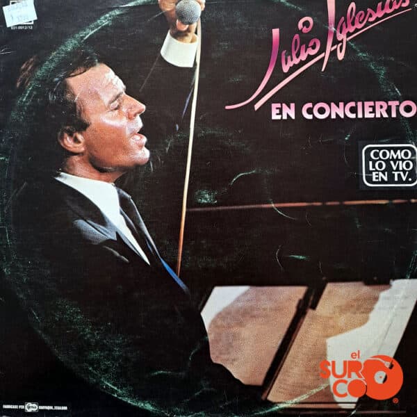 Disco de Vinilo Julio Iglesias - En Concierto Vinyl Record