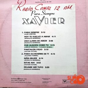 Disco de Vinilo Xavier - Para Siempre Vinyl Record
