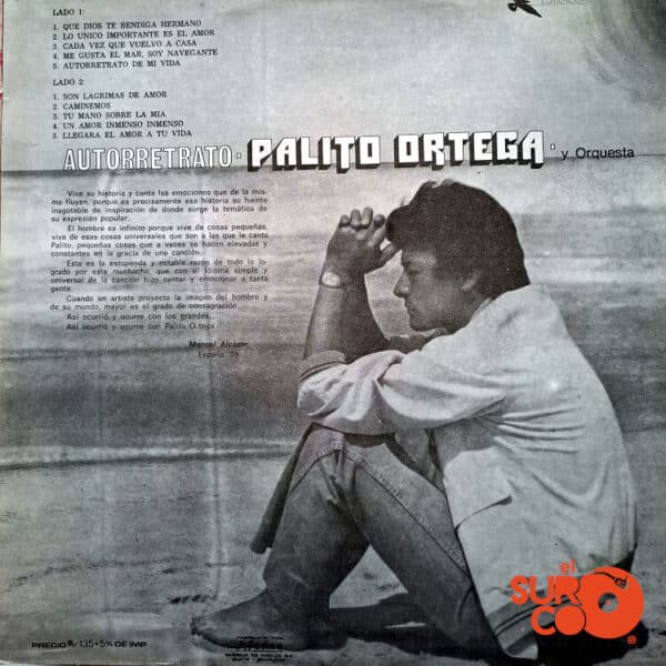 Disco de Vinilo Palito Ortega - Autoretrato Vinyl Record