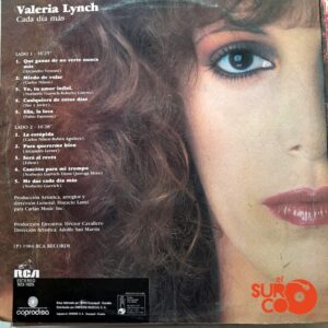 Disco de Vinilo Valeria Lynch - Cada Día Más Vinyl Record
