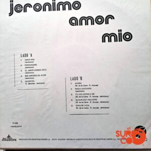 Disco de Vinilo Jerónimo - Amor Mio Vinyl Record