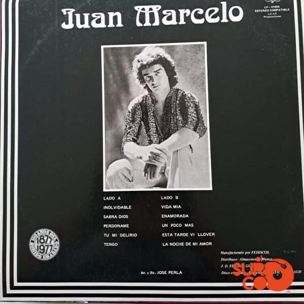Disco de Vinilo Juan Marcelo - Juan Marcelo Vinyl Record