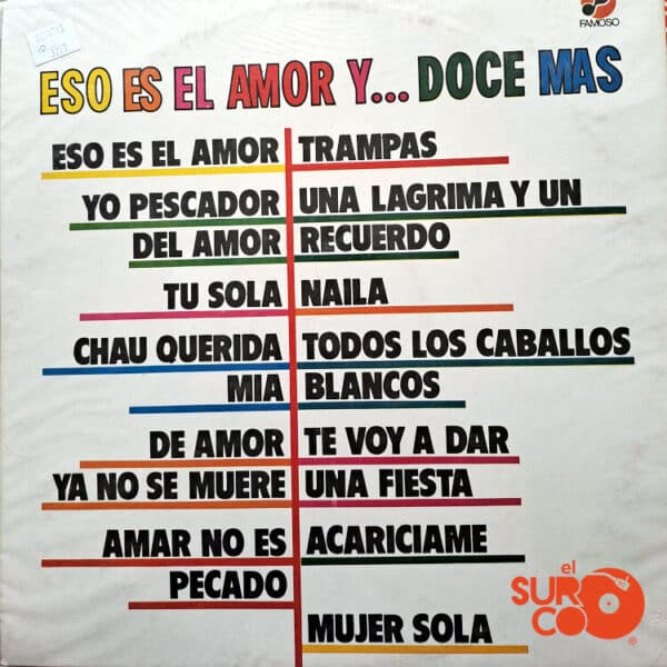Disco de Vinilo Varios - Eso Es El Amor Vinyl Record