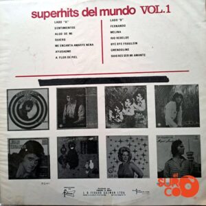 Disco de Vinilo Varios - Súper Hits Del Mundo Vol 1 Vinyl Record
