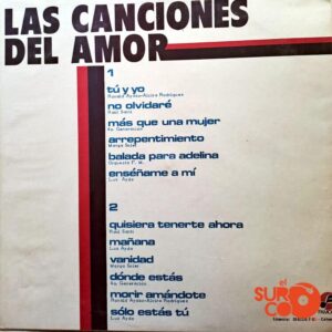 Disco de Vinilo Varios - Las Canciones Del Amor Vinyl Record