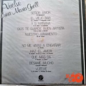 Disco de Vinilo Luisa María Guell - Vuelve Vinyl Record