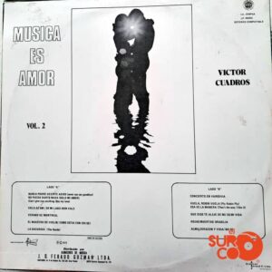 Disco de Vinilo Víctor Cuadros - Música Es Amor Vol 2 Vinyl Record