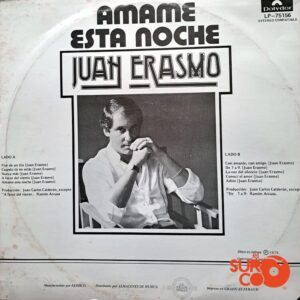 Disco de Vinilo Juan Erasmo Mochi - Ámame Esta Noche Vinyl Record