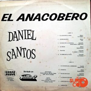 Disco de Vinilo Daniel Santos - El Anacobero Vinyl Record