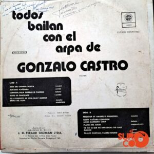 Disco de Vinilo Gonzalo Castro - Todos Bailan Con El Arpa De Gonzalo Castro Vinyl Record