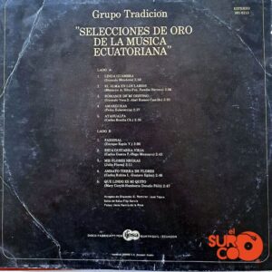 Disco de Vinilo Grupo Tradición - Selecciones De Oro De La Música Ecuatoriana Vinyl Record