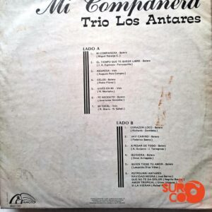 Disco de Vinilo Trío Los Antares - Mi Compañera Vinyl Record