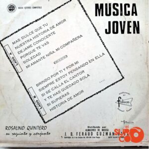 Disco de Vinilo Rosalino Quintero - Música Joven Vinyl Record