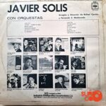 Disco de Vinilo Javier Solís - Javier Solís Con Orquesta Vinyl Record