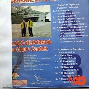 Disco de Vinilo El Flaco Alvarado - El General De La Música Popular Vinyl Record