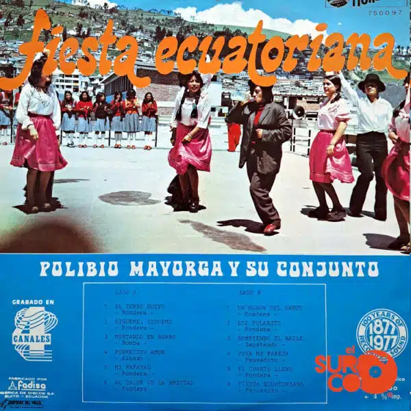Disco de Vinilo Polibio Mayorga - Fiesta Ecuatoriana Vinyl Record