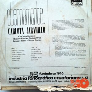 Disco de Vinilo Carlota Jaramillo - Eternamente Vinyl Record