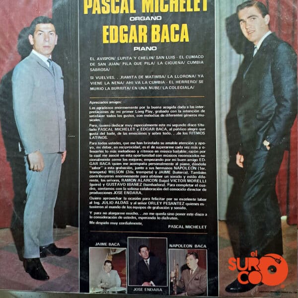 Disco de Vinilo Pascal Michelet - Pascal Michelet - Edgar Baca Vinyl Record