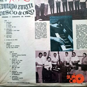 Disco de Vinilo Eduardo Zurita - Disco De Oro Vinyl Record
