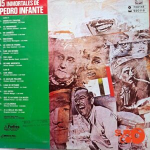 Disco de Vinilo Pedro Infante - 15 Inmortales De Pedro Infante Vinyl Record