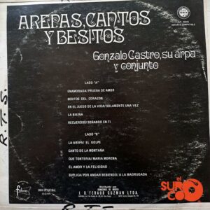 Disco de Vinilo Gonzalo Castro - Arepas Cantos Y Besitos Vinyl Record