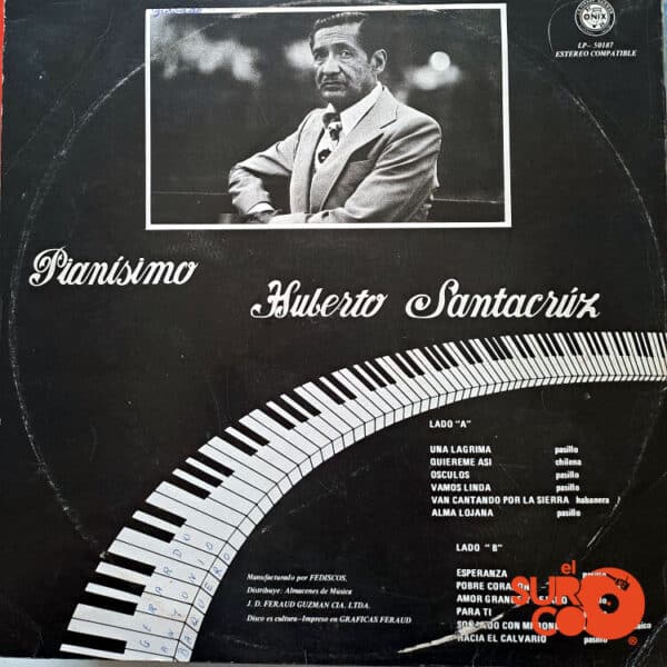 Disco de Vinilo Huberto Santacruz - Pianísimo Vinyl Record