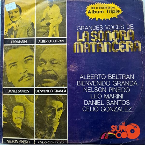 Disco de Vinilo Varios - Grandes Voces De La Sonora Matancera Vinyl Record