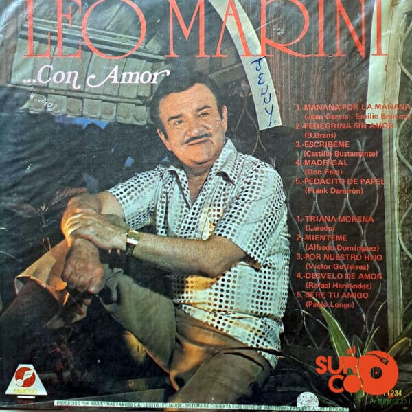 Disco de Vinilo Leo Marini - Con Amor Vinyl Record