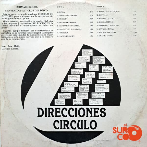 Disco de Vinilo Daniel Santos - Selección Círculo De Grandes Intérpretes Vinyl Record