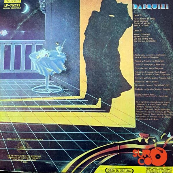 Disco de Vinilo Daiquiri - Daiquiri Vinyl Record
