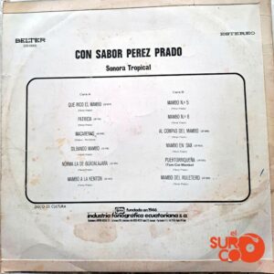Disco de Vinilo Perez Prado - Con Sabor Perez Prado Vinyl Record
